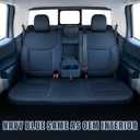 Carlimeki Leather Seat Covers Custom Fit for Maverick 2022-2026, Compatible with XL, XLT, Lobo, Lariat, Tremor Model - Armrest Covers Included - Faux Leather, Fully Covered, Fit Like a Glove