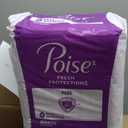 Poise Incontinence & Postpartum Pads for Bladder Leaks, 4 Drop Moderate Absorbency, Regular Length, 132 Count