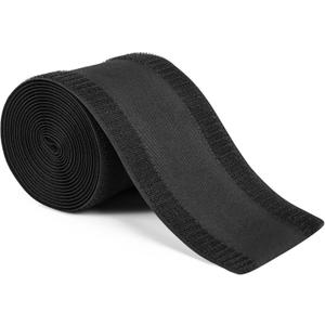 9.84ft Carpet Cord Cover for Wire on Floor Cord Covers, Cable Floor Strip Black Floor Cord Hider Wire Cover for Home Office Commercial Space, 1 Pack