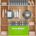 Cosy Family 12 Pack Bed Sheet Organizers and Storage, Foldable Sheet Organizer for Closet, Organizing Bedding Container Cubes for Bedsheets (Queen & King Size), Duvet Covers, Dark Grey