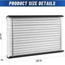 2-Pack 313 Replacement Filter Compatible with AprilAire 1310, 2310, 3310, 4300 Whole House Air Purifier, 20x20x4 Inches MERV 13 Furnace Air Filter