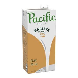 Pacific Foods Barista Series Original Oat Milk, Plant Based Milk, 32 oz Carton 3Pcs, Best By: 30/JAN/26