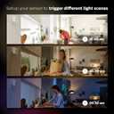 Philips Hue Motion Sensor - Exclusively for Philips Hue Smart Lights - Requires Hue Bridge - Easy No-Wire Installation