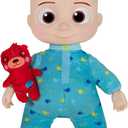 CoComelon Musical JJ Plush Doll - Press Tummy to Sing Bedtime Song Clips - Includes Feature and Small Pillow Plush Teddy Bears