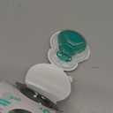 Steripod Clip-On Toothbrush Protector with Peppermint Essential Oils, Keeps Toothbrush Fresh and Clean, Travel Accessories, Fits Most Manual and Electric Toothbrushes, 2 Count (Teal,grey)