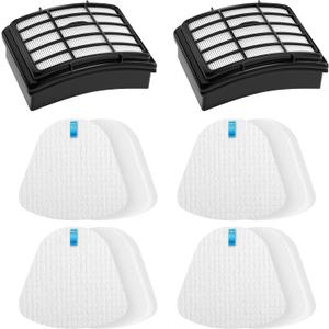 2 Pack + Filters for Shark Vacuum Navigator Lift Away Filter Replacement ZU503AMZ NV350 NV351 NV352 NV355 NV356E NV357 NV360 NV370 UV440 UV540, Parts XFF350 XHF350