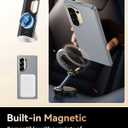 IMCHEN for Samsung Galaxy Z Fold 6 Case, Leather Zfold 6 Case, One Piece Designed, No Screen Protector Included (SilverShadow)