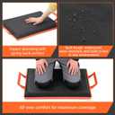 Gemscream 2 Pack Foam Kneeler Board Extra Large Kneeling Board Concrete Knee Boards Sliders Tools with Handles for Work Construction, Gardening, Cleaning, Home Renovation, 19.5 x 15.35 Inches (Orange)