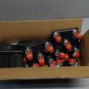 Heavy Duty 1500LBS Furniture Dolly & Movers with 5X 360 Wheels - Carbon Steel Panel & Non-Slip Casters, Includes Lifter Jacks, Gliders for Sofa, Refrigerator (5.4 Inch, Red)