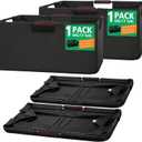 Large Laundry Basket with handle 2 Pack, Laundry Room Organization, 64L Freestanding Laundry Hamper for Family, Waterproof Foldable Basket and Collapsible Tall Clothes Hamper to Easy Installation