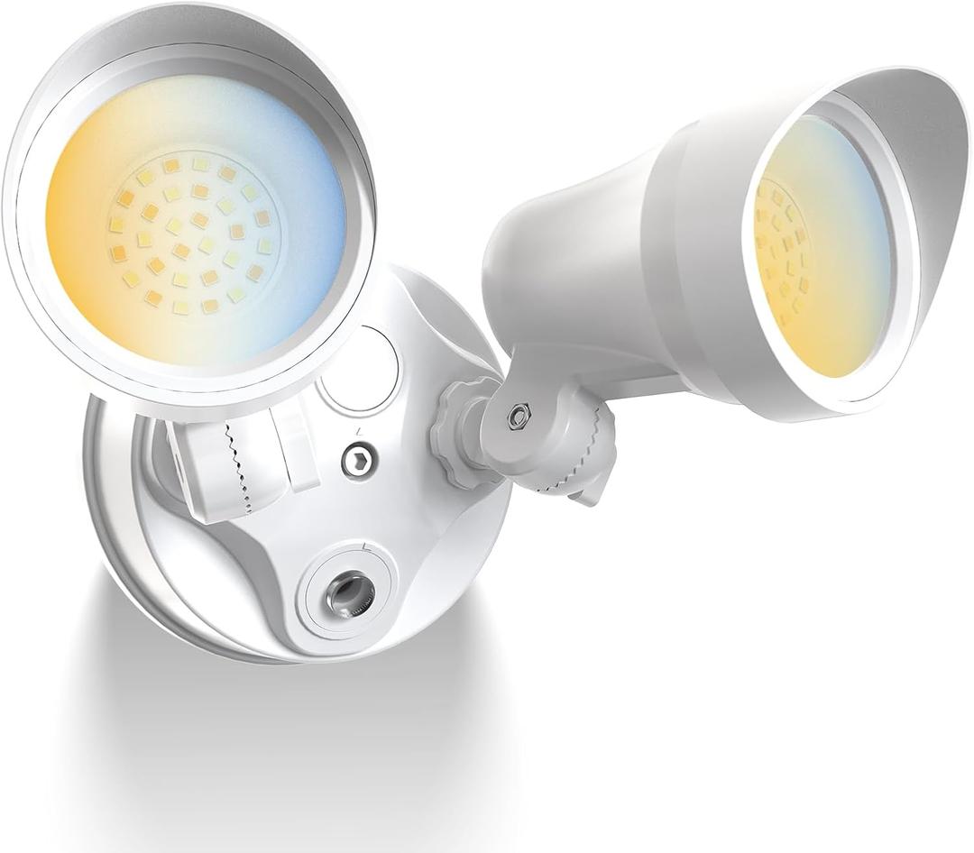 ALUSSO Dusk to Dawn Outdoor Lighting, 30W 3500LM Dusk Till Dawn Outdoor Light 120V, 3000K/4000K/6500K 3CCT IP65 Security Lights ETL Listed Dusk to Dawn Hardwired for House Yard Walkway White 1 Pack