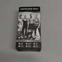 CHARMKING 3 Pairs Open Toe Compression Socks for Women & Men Circulation 15-20 mmHg is Best Support for All Day Wear (Large-X-Large, 02 Black/White/Beige)