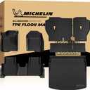 Michelin Vehicle Mats, Premier Series All-Weather TPE Custom Fit Liner for Honda CR-V Gasoline & Hybrid & e:FCEV 2023-2026 Floor Mats (7 Piece)