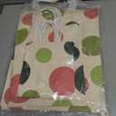 Humyoun 12 Pack Graduation Gift Bags(4 Small 6.5" 4 Medium 9.6" 4 Large 13")with Tissue Paper St. Patrick's Day Treat Bag for Mother's Day Easter Birthday Baby Bridal Shower(Light Red and Green Dots)