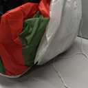 Danxilu Christmas Inflatables Outdoor Decorations 6 FT Santa with Wreath Built-in LED Lights, Inflatable Santa Claus Waving Hand Blow up Yard Decor for Outside Garden Lawn Xmas Holiday Party