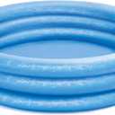 INTEX 58446EP Crystal Blue Inflatable Kiddie Swimming Pool, 66in x 15in