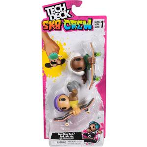 Tech Deck Sk8 Crew, 2-Pack Exclusive Fingerboards with Assistive Figures, Collectible and Customisable Mini Skateboards, Kids’ Toys for Ages 5 and up (Styles May Vary) Tech Deck Sk8 Crew, 2-Pack Exclusive Fingerboards with Assistive Figures, Collectible and Customisable Mini Skateboards, Kids’ Toys for Ages 5 and up (Styles May Vary)