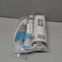 T Tulead Toilet Tank Replacement Kit Flush Valve 2.5", Fill Valve 1/2", Push Button 1.45", One Piece Toilet Repair Kit