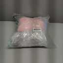 REDKISS 3 Pack Microfiber Hair Towels - Extra Large Hair Towel Wrap for Women, 24x42 inch Hair Towels with Elastic Strap, Super Soft Hair Drying Towels for Long, Thick, Curly Anti Frizz Turbans (Pink+grey+blue)