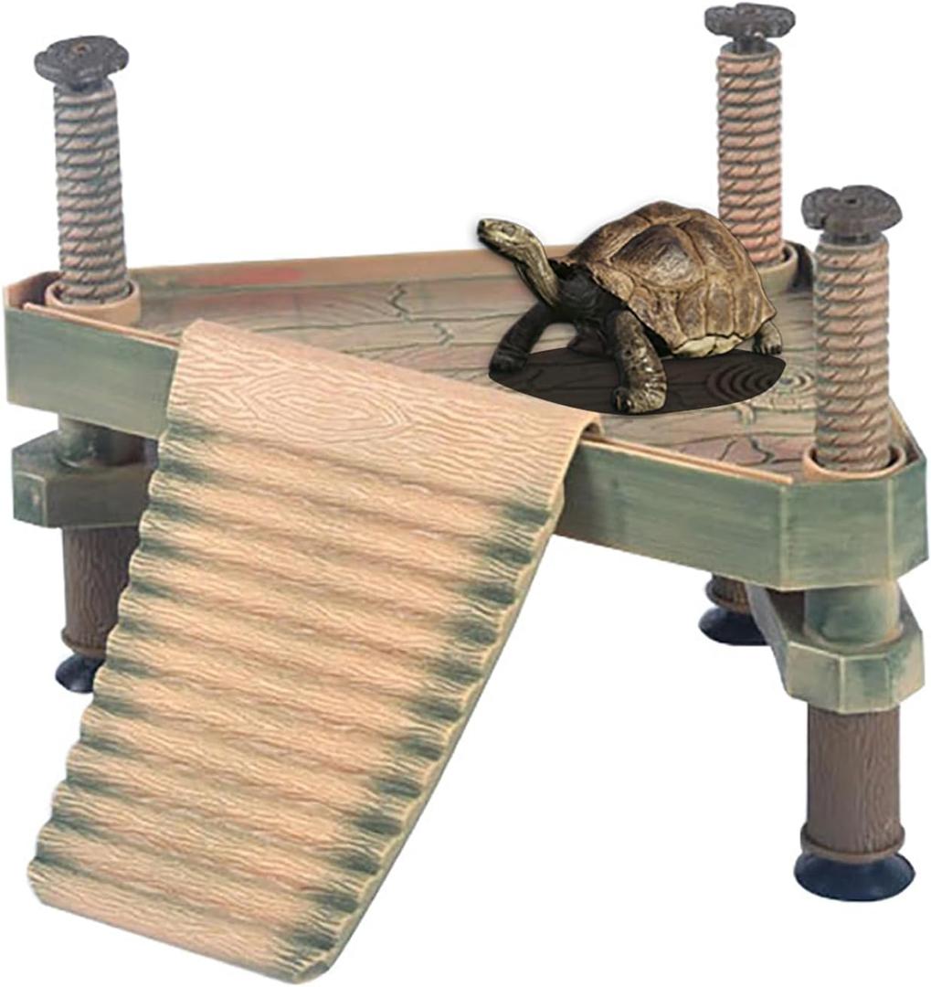 Turtle basking Platform for Aquatic Turtles, Floating Dock(Size:M)