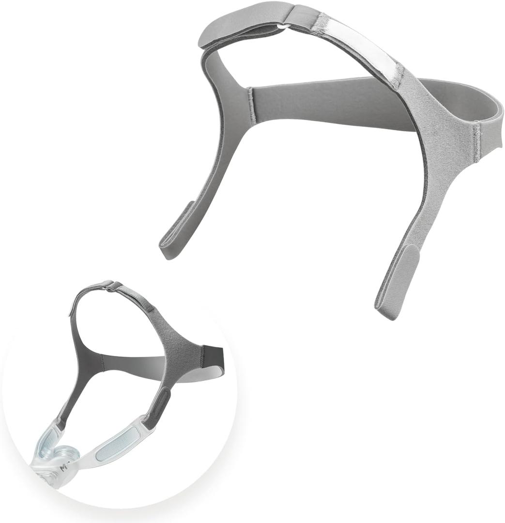 Nuance Pro Headgear - Replacement Strap Compatible with Nuance Pro Gel Nasal Pillow Mask, Closed Edges Design, CPAP Headgear Replace Part