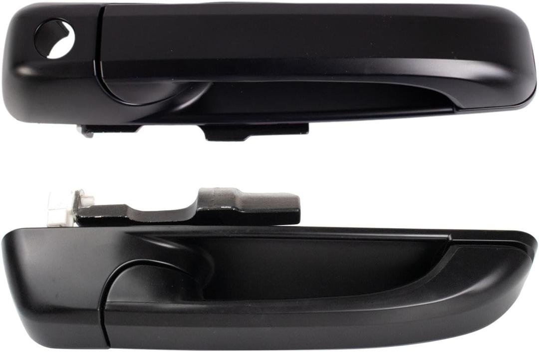 TRQ Left and Right Exterior Door Handle Set Drivers Side Compatible with 2006-2010 Jeep Commander 2005-2010 Grand Cherokee