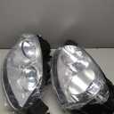 Left and Right Headlight Assembly Replacement for 2006-2009 GTI/Rabbit, 2005-2010 Jetta Headlamps Set Driver and Passenger Side 1K6941005S 1K6941006S