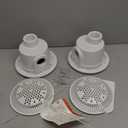 Hayward WG1051AVPAK2 White 1-1/2-Inch Dual Suction Outlet for Concrete Pools