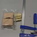 Jiayouy Guitar Bass Fingerboard Fret Press Insert Tool + 9Pcs Radian Fret Press Caul Inserts with 2pcs Wooden Soundhole Cauls, Hex Wrench