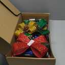 ATDAWN Set of 3 Lighted Gift Boxes Christmas Decorations, Snowflake Present Boxes, Christmas Home Gift Box Decorations