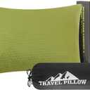 Camping Memory Foam Pillow Travel Pillow Compressible Medium Firm, Soft Comfortable and Breathable, Ideal Backpacking Hiking and Airplane