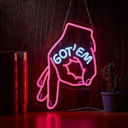 GOT EM Neon Sign for Wall Décor GOT EM Sneaker Signs with Dimmable Switch LED Neon Shoe Beer Bar Neon Sign Decor