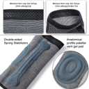 Professional Knee Brace for Pain Relief 2 Pack,Medical Knee Compression Sleeve, Knee Support with Horizontal Knit Tech for Meniscus Tear (Blue, X-Large)