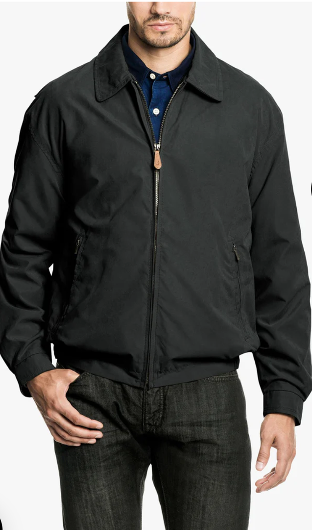AUBURN LIGHT WEIGHT ZIP FRONT GOLF JACKET Iron LT