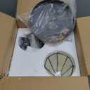 Gdrasuya10 16 inch Tiffany LED Semi Flush Mount Ceiling Light, Stained Glass Lampshade Ceiling Lamp 2-Light Baroque Style Elegant Hanging Light Fixture for Dining Room Bedroom Foyer