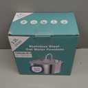 Cat Water Fountain Stainless Steel: Pet Fountains for Cats/Dog Indoor Automatic Waterer Bowls for Drinking Small Animal Water Dispenser Metal Pets Watering Faucet Bottle Auto Kitty Watering Supplies (74oz/2.2L Cat Fountain + 3 Filters)