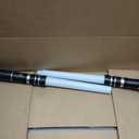Lightsaber, Dueling Double Light Saber, USB Rechargeable, Metal Hilt with Upgraded 24 Colors 18 Sound 4 Modes Light Sabers for Adults, Lightsabers for Kids Cosplay Birthday for Fun, 2Pack, 40"+40", long