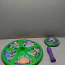 Flooyes Dinosaur Sit and Spin Toys for Toddlers Boys 1 2 3 Years Old, Birthday Gift for Boys Age 2-4 with LED Lights and Music, 360 Spin (Multicolour)