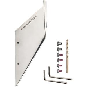 27211 Boat Skeg Guard Repair Kit Compatible with Mercury Mariner 75 90 115 135 150 175 200 225 250 300 HP Outboard Marine Models Material Stainless Steel