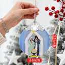 Christian Gifts: Nativity Scene Christmas Ornaments (Christmas Tree Decorations) | Christian Holiday Decor, Holy Family Ornament, Religious Gifts, Baptism Gift & Unique Faith Festival Gift