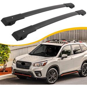 Cross Bars Roof Rack Fit for 2014-2024 Subaru Forester / 2013-2026 XV Crosstrek / 2012-2019 Impreza / 2022-2025 Outback Wilderness Cargo Carrier with Raised Side Rails
