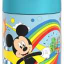 THERMOS FUNTAINER Water Bottle with Straw - 12 Ounce - Kids Stainless Steel Vacuum Insulated Water Bottle with Lid, Mickey Mouse