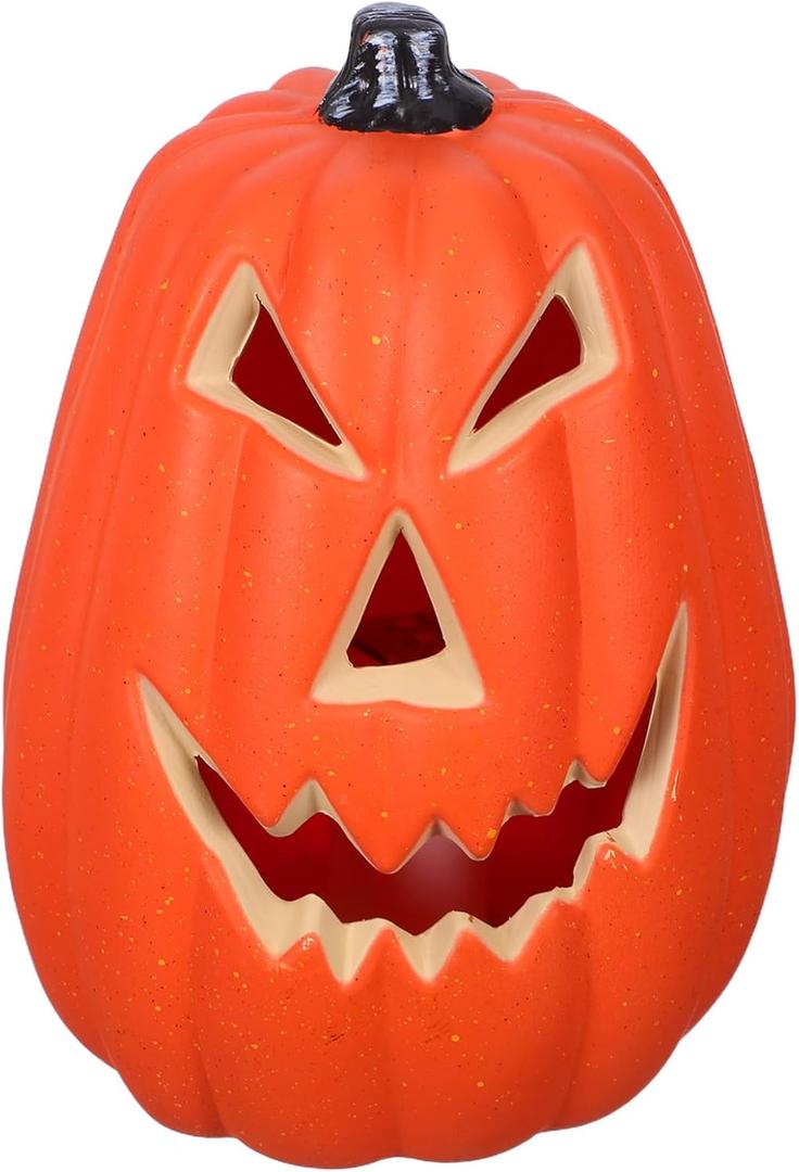 Gadpiparty Halloween Glowing Pumpkin Lanterns: Led Lighted Jack OLantern Decor for Indoor & Outdoor - Pumpkins for Festive Party Decorations (No Battery)