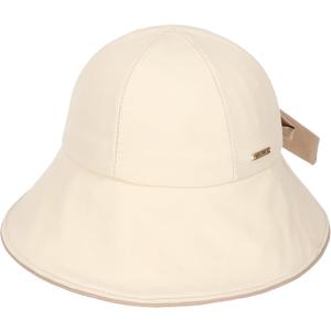 Women Sun Bucket Hat Ponytail Hole with Bow Tie Waterproof Ultra Wide Brim Beach Hat UV Protection UPF 50+