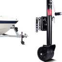 2000lbs Trailer Jack with Wheel, Heavy Duty Swivel Boat Trailer Jack, 12" Lift, for RV Boat