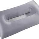 Ear Piercing Pillow Breathable Big Hole with Pillowcase(Gray)