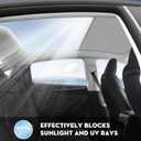 Roof Sunshade for Tesla Model Y Juniper 2026, Upgraded [Sag-Free] Sunroof Shade Roof Sun Shades for New Model Y Juniper Accessories [Heat Insulation/Reflection] 16Pcs Clips