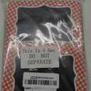 TaoBary 24 Pcs Gingham Picnic Party Decoration Supplies 4x6 Inch Italian Themed Party Chalkboard Tent Cards Double Sided Mini Blackboard Labels for Picnic BBQ Wedding Table Number Food Place(Red)