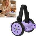 Adjustable Guinea Pig, Rabbit and Hamster Wheelchair for Back Legs Mobility Aid, Soft TPU Tires with Raps (Small)