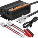 14.6V 40A LifePO4 Battery Charger, 12V 40A Lithium Battery Charger for 12.8V LiFePO4 Lithium Deep Cycle Rechargeable Battery, Multi Safety Protections, Fast Charging, 12 Volt Charger for RV Boat Car